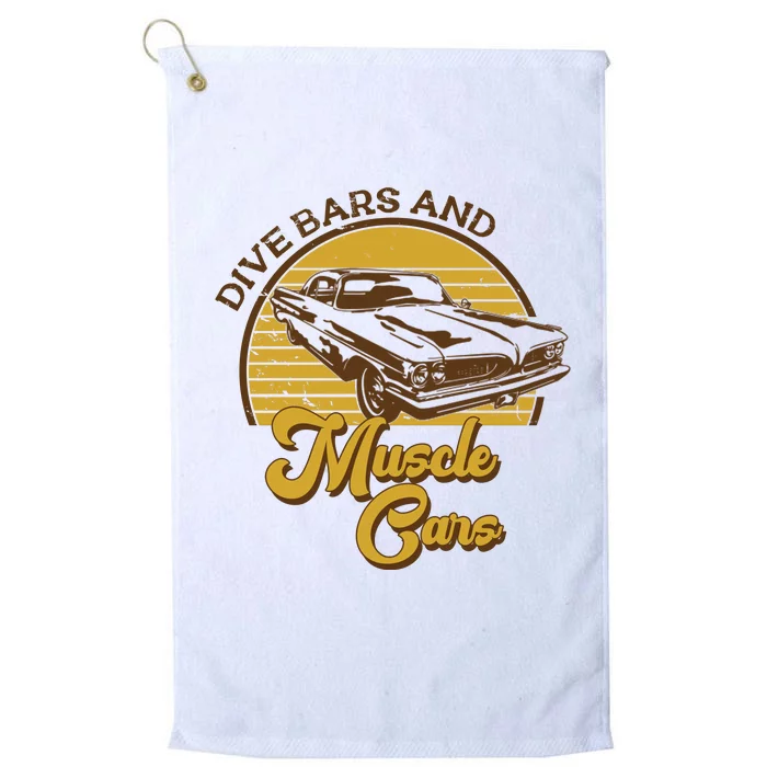 Drive Bars And Muscle Cars Platinum Collection Golf Towel