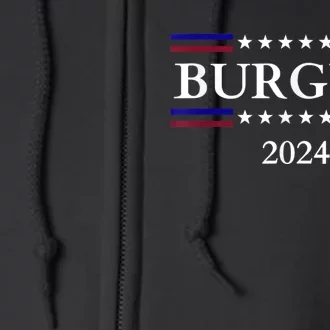 Doug Burgum American Flage 2024 Full Zip Hoodie