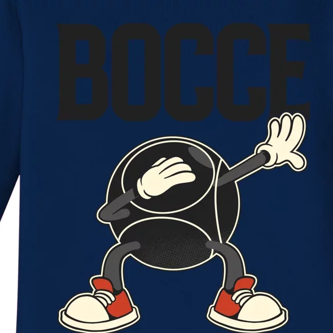 Dabbing Bocce Ball With Jack Bocci Dab Bocce Ball Gift Baby Long Sleeve Bodysuit