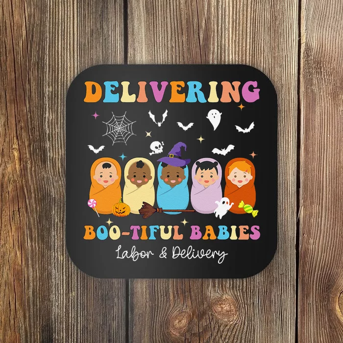 Delivering Bootiful Babies Halloween Labor & Delivery Nurse Coaster