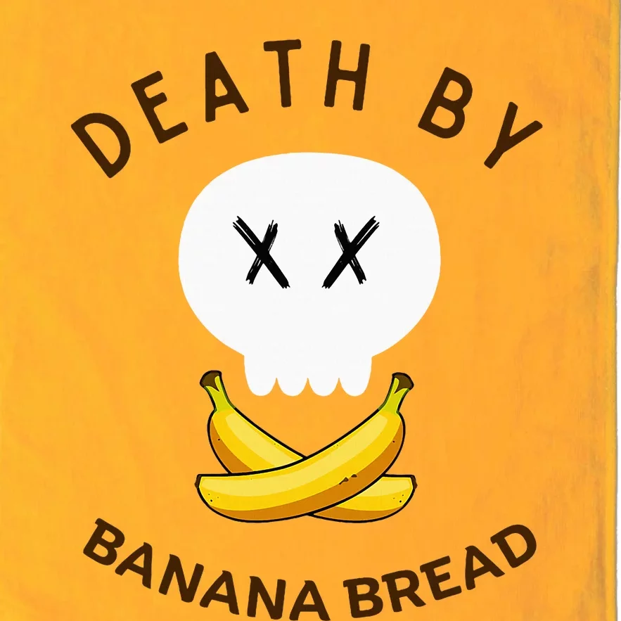 Death By Banana Bread Platinum Collection Golf Towel