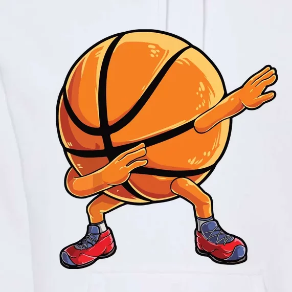 Dabbing Basketball Ball Funny Men Women Sports Player Premium Hoodie