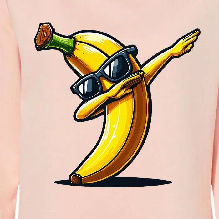 Dabbing Banana Boy Banana Womens California Wash Sweatshirt