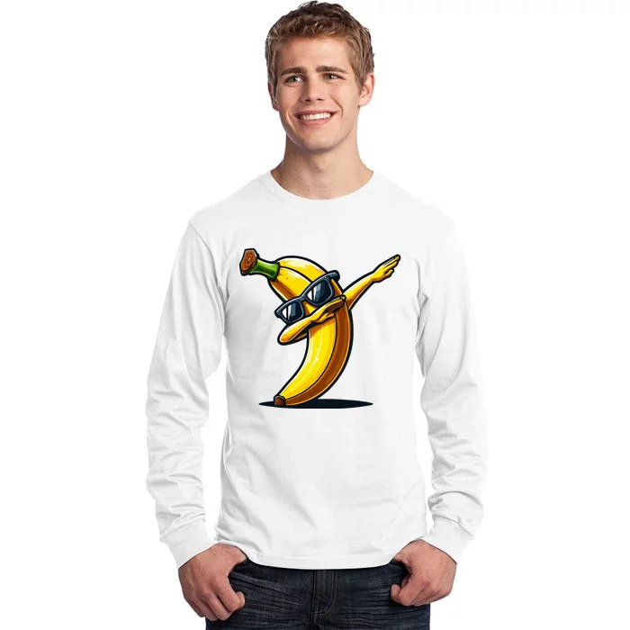 Dabbing Banana Boy Banana Tall Long Sleeve T-Shirt