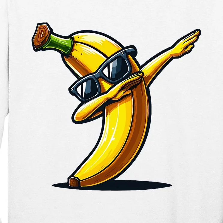 Dabbing Banana Boy Banana Tall Long Sleeve T-Shirt