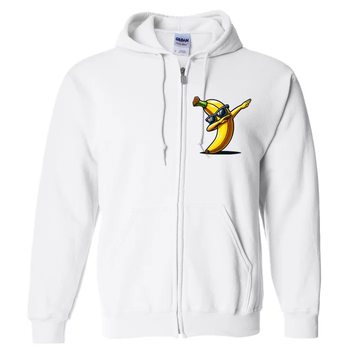 Dabbing Banana Boy Banana Full Zip Hoodie