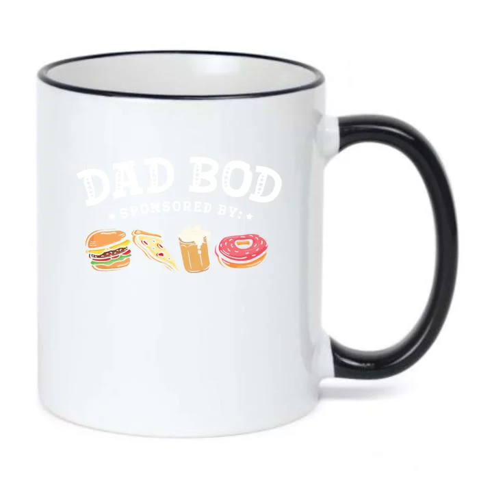 Dad Bod Best Daddy Ever Fatherhood Fathers Day Papa Gift Black Color Changing Mug