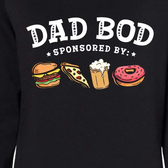 Dad Bod Best Daddy Ever Fatherhood Fathers Day Papa Gift Womens California Wash Sweatshirt