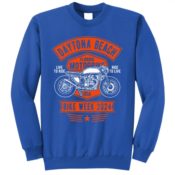 Daytona Beach Bike Week 2024 Tall Sweatshirt