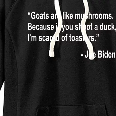 Dementia Biden, Biden, Dont Blame Me, Poopypants, Funny Anti Biden Women's Fleece Hoodie