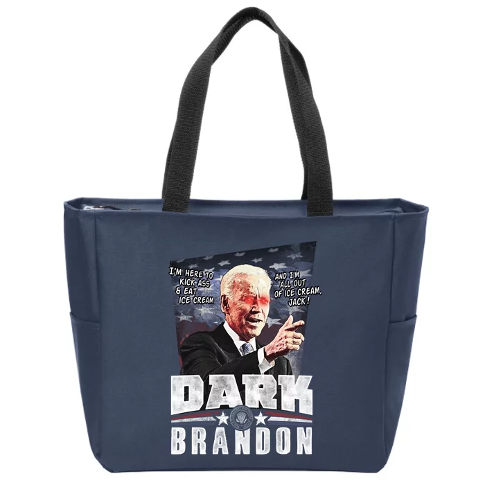 Dark Brandon Biden Campaign Zip Tote Bag