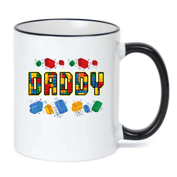 Daddy Brick Builder Funny Blocks Master Builder Dad Black Color Changing Mug