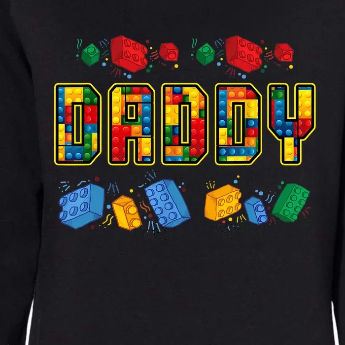 Daddy Brick Builder Funny Blocks Master Builder Dad Womens California Wash Sweatshirt