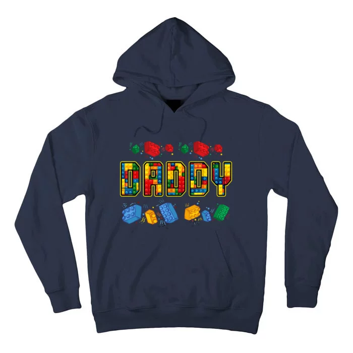 Daddy Brick Builder Funny Blocks Master Builder Dad Tall Hoodie