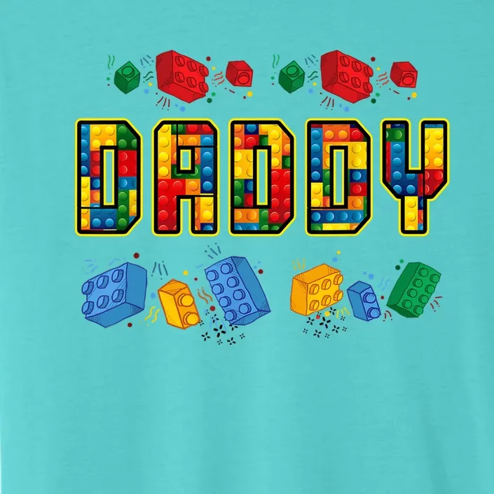 Daddy Brick Builder Funny Blocks Master Builder Dad ChromaSoft Performance T-Shirt