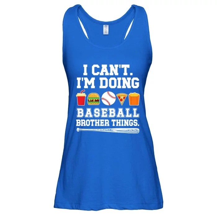 Doing Baseball Brother Things Baseball PlayerS Brother Gift Ladies Essential Flowy Tank