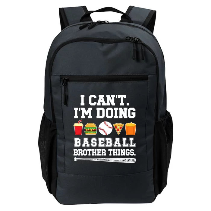 Doing Baseball Brother Things Baseball PlayerS Brother Gift Daily Commute Backpack