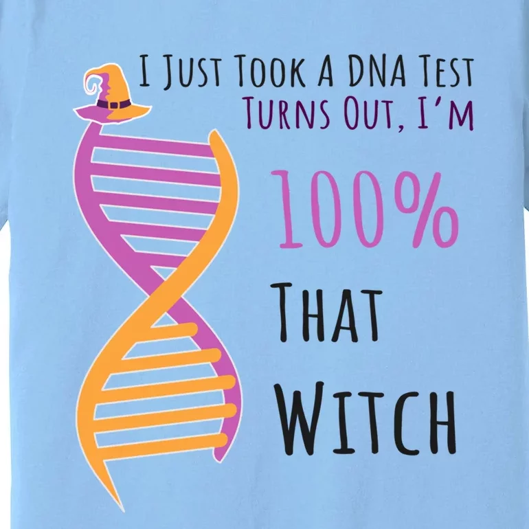 Dna Biology Biologists Funny Gift Im 100 % That Witch Meaningful Gift Premium T-Shirt