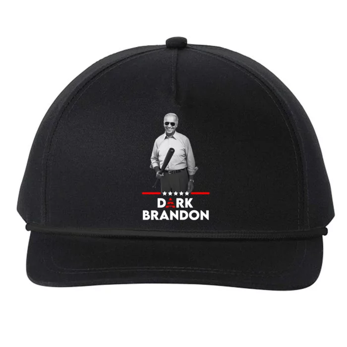 Dark Brandon Brandon Joe Biden Dark Meme Pro Biden Meaningful Gift Snapback Five-Panel Rope Hat