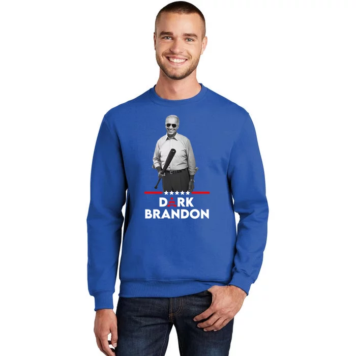 Dark Brandon Brandon Joe Biden Dark Meme Pro Biden Meaningful Gift Tall Sweatshirt