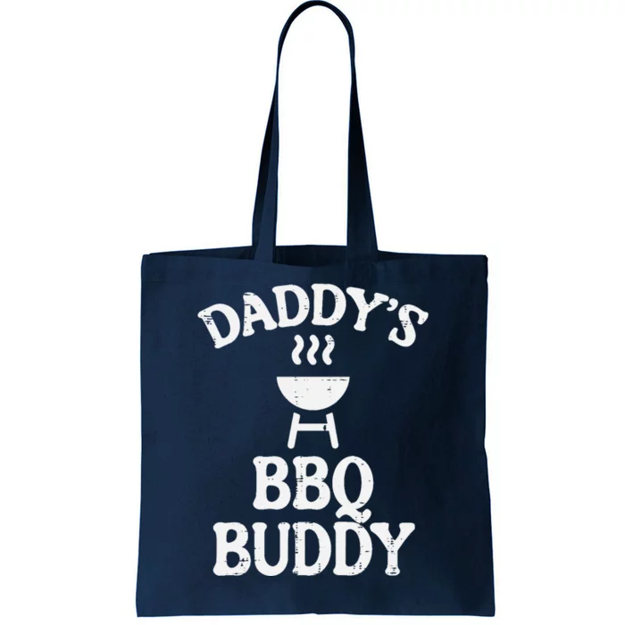 Daddys Bbq Buddy Cute Barbecue Family Match Boy Girl Tote Bag