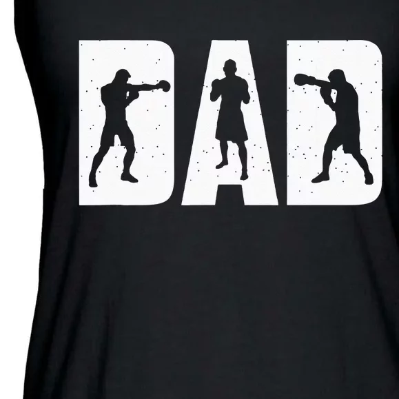 Dad Boxer Boxing Boxing Gloves Boxing Boxing Fan Boxer Ladies Essential Flowy Tank