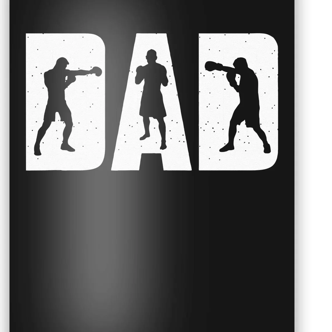 Dad Boxer Boxing Boxing Gloves Boxing Boxing Fan Boxer Poster