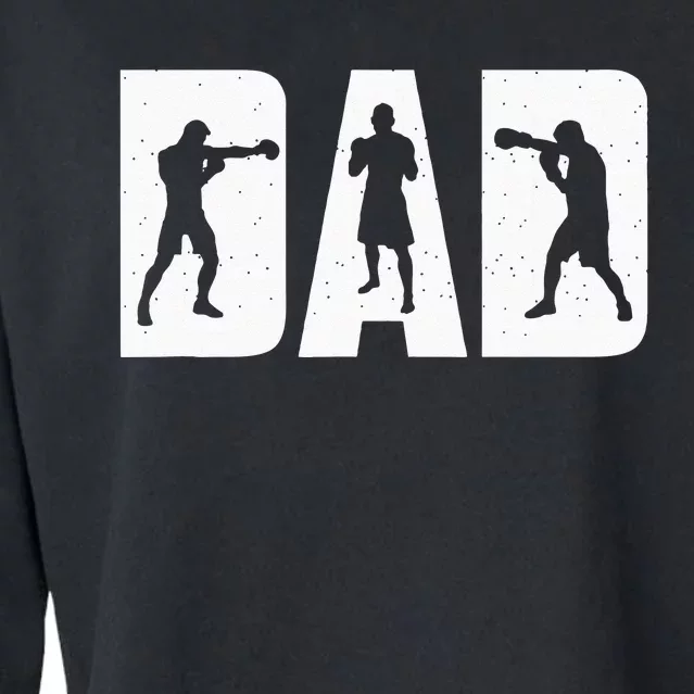 Dad Boxer Boxing Boxing Gloves Boxing Boxing Fan Boxer Cropped Pullover Crew