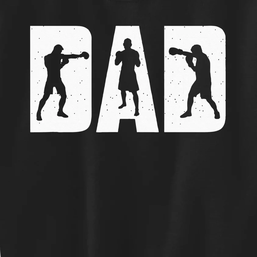 Dad Boxer Boxing Boxing Gloves Boxing Boxing Fan Boxer Kids Sweatshirt