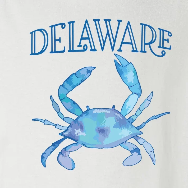 Delawares Beautiful Blue Crab Delaware Toddler Long Sleeve Shirt