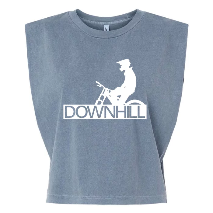 Downhill Bike Bicycle Downhill Garment-Dyed Women's Muscle Tee