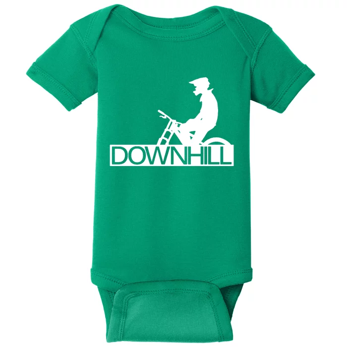 Downhill Bike Bicycle Downhill Baby Bodysuit