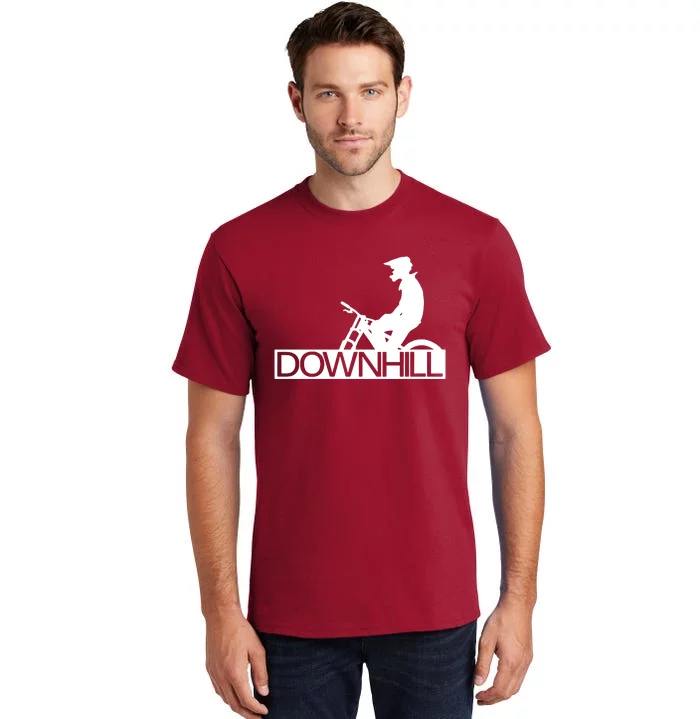 Downhill Bike Bicycle Downhill Tall T-Shirt