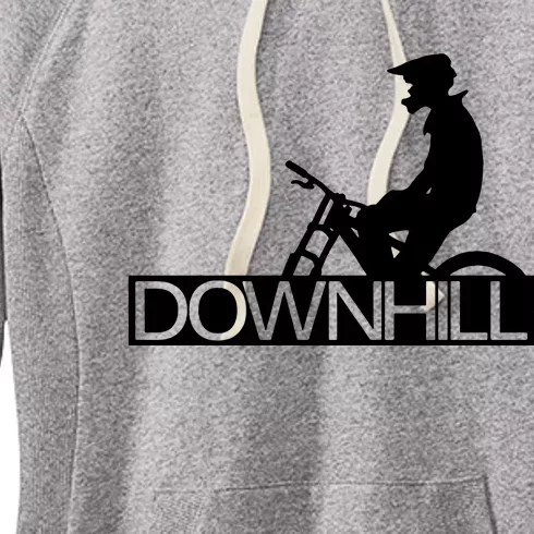 Downhill Bike Bicycle Downhill Women's Fleece Hoodie