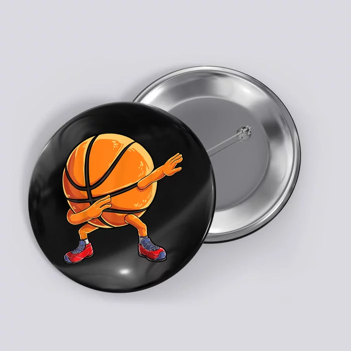 Dabbing Basketball Ball Funny Boys M.e.n Wo Sports Player Button