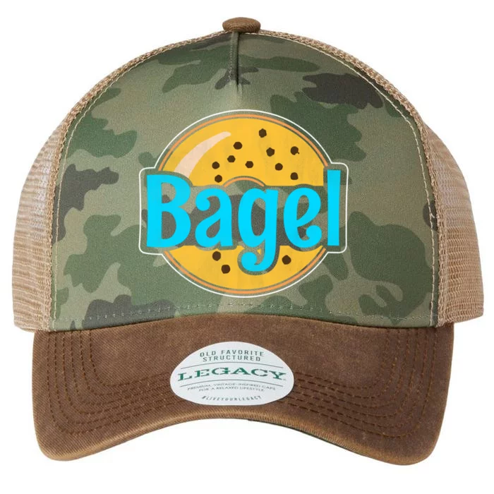 Distressed Bagel Baking And Bagel Lovers Baker Gift Legacy Tie Dye Trucker Hat