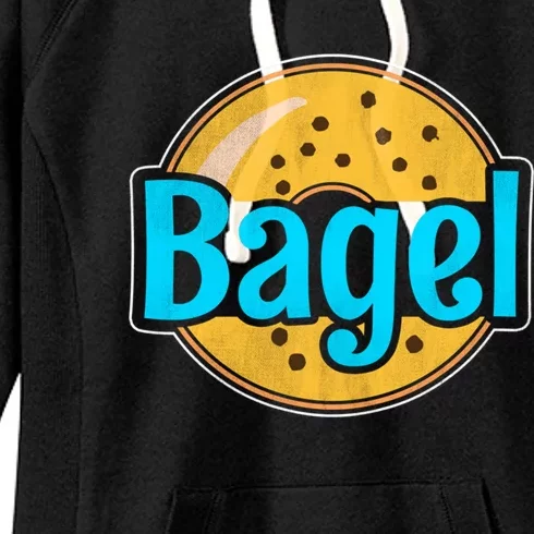 Distressed Bagel Baking And Bagel Lovers Baker Gift Women's Fleece Hoodie