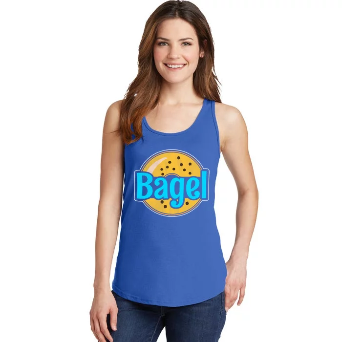 Distressed Bagel Baking And Bagel Lovers Baker Gift Ladies Essential Tank