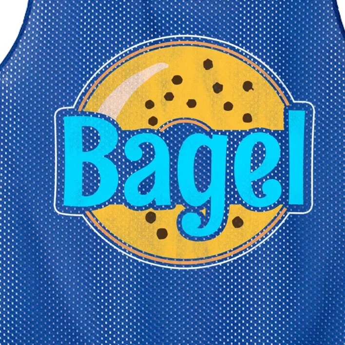 Distressed Bagel Baking And Bagel Lovers Baker Gift Mesh Reversible Basketball Jersey Tank