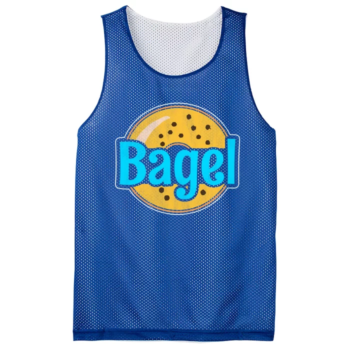 Distressed Bagel Baking And Bagel Lovers Baker Gift Mesh Reversible Basketball Jersey Tank