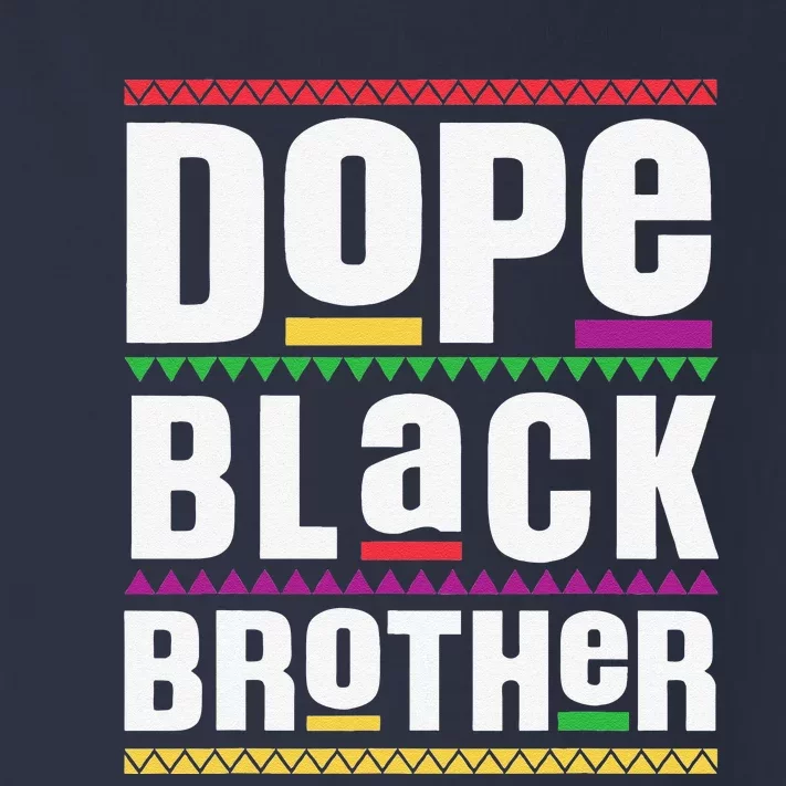 Dope Black Brother Fathers Day Toddler Long Sleeve Shirt