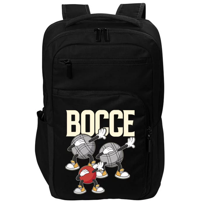 Dabbing Bocce Ball With Jack Bocci Dab Bocce Ball Gift Impact Tech Backpack