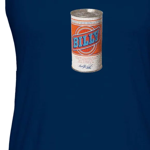 Defunct Billy Beer Can Ladies Essential Flowy Tank