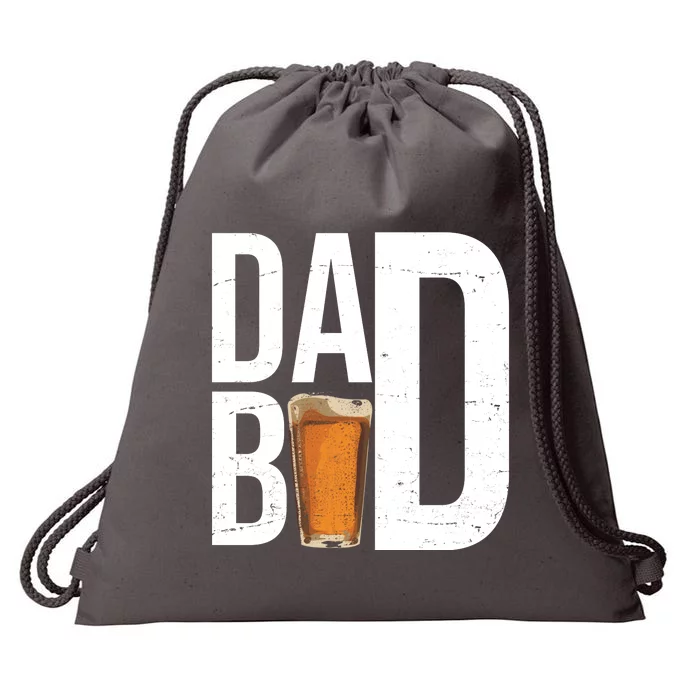 Dad Bod Beer Drawstring Bag