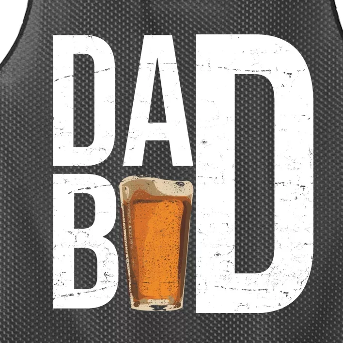 Dad Bod Beer Mesh Reversible Basketball Jersey Tank