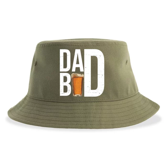 Dad Bod Beer Sustainable Bucket Hat