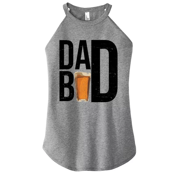 Dad Bod Beer Women’s Perfect Tri Rocker Tank