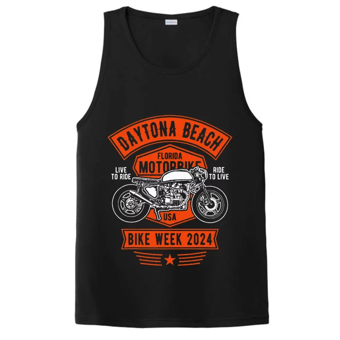 Daytona Beach Bike Week 2024 Retro Motorcycle Performance Tank