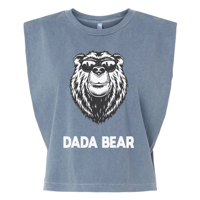 Dada Bear Cool Gift For Father Day Birthday Garment-Dyed Women's Muscle Tee