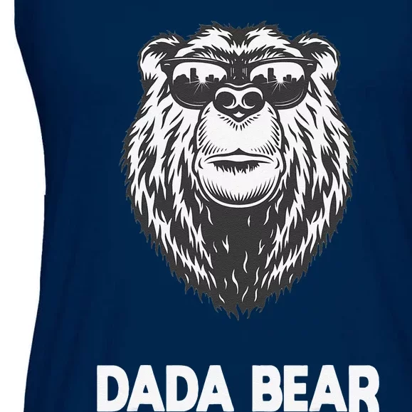 Dada Bear Cool Gift For Father Day Birthday Ladies Essential Flowy Tank